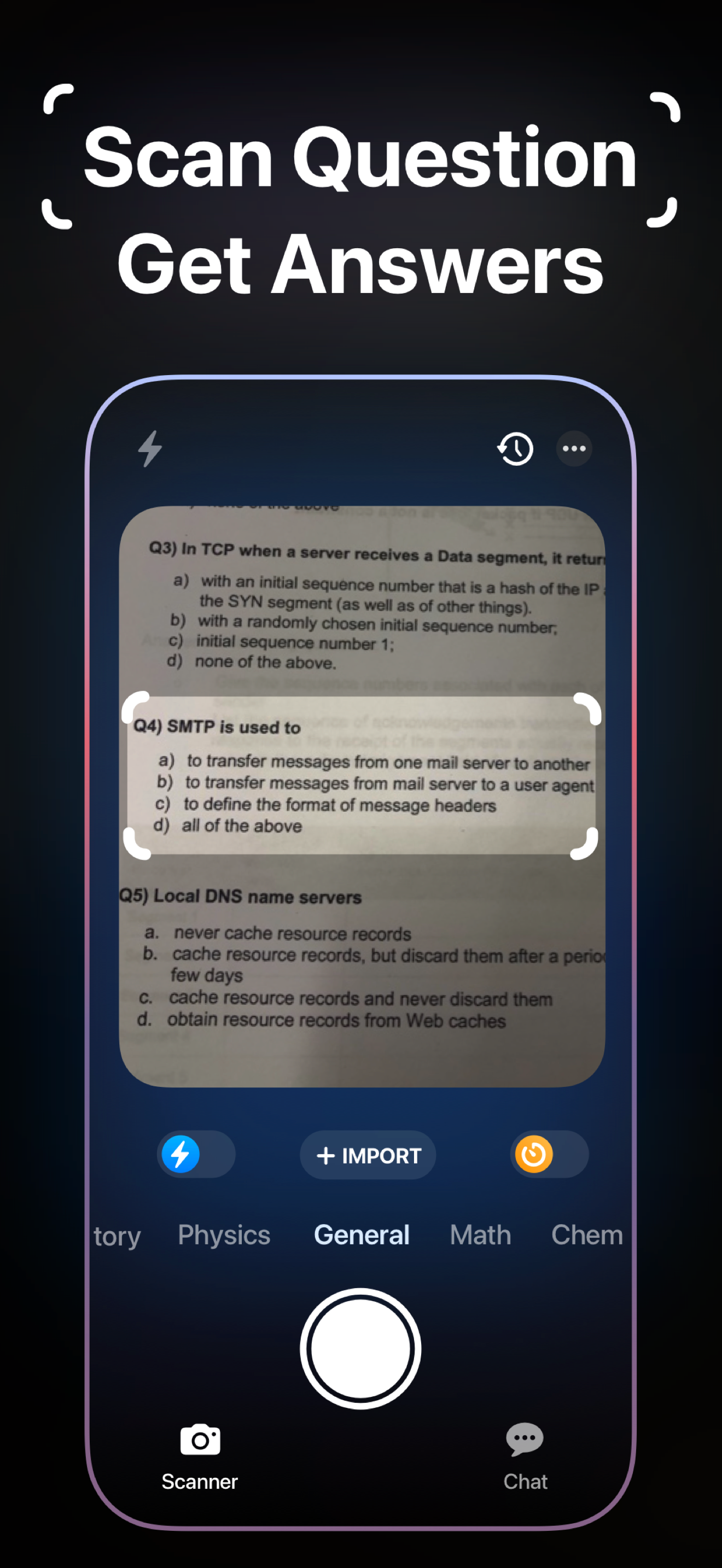 AI Solver solving a math equation with step-by-step solution