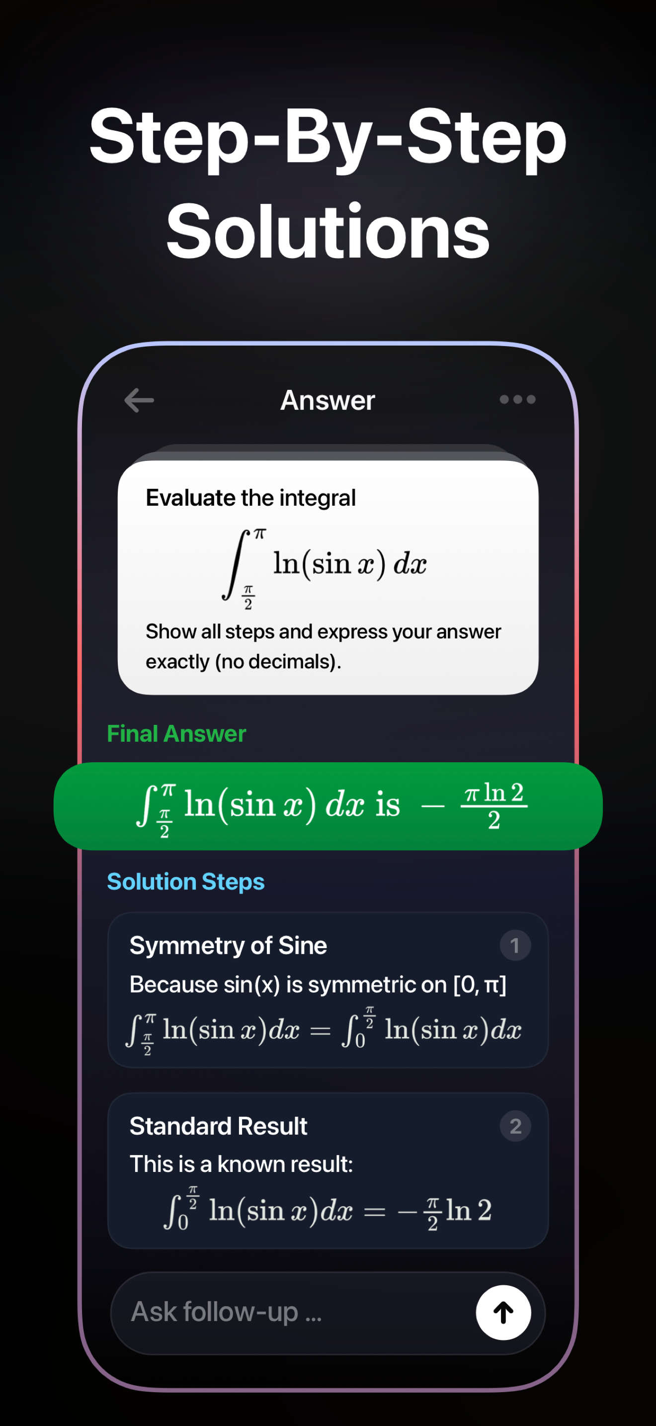 AI Solver photo capture scanning a homework problem